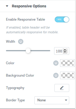 Data Table