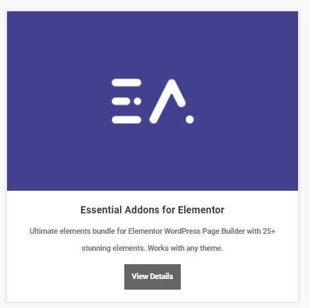 Essential addons elementor