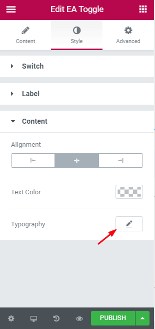 Content Toggle