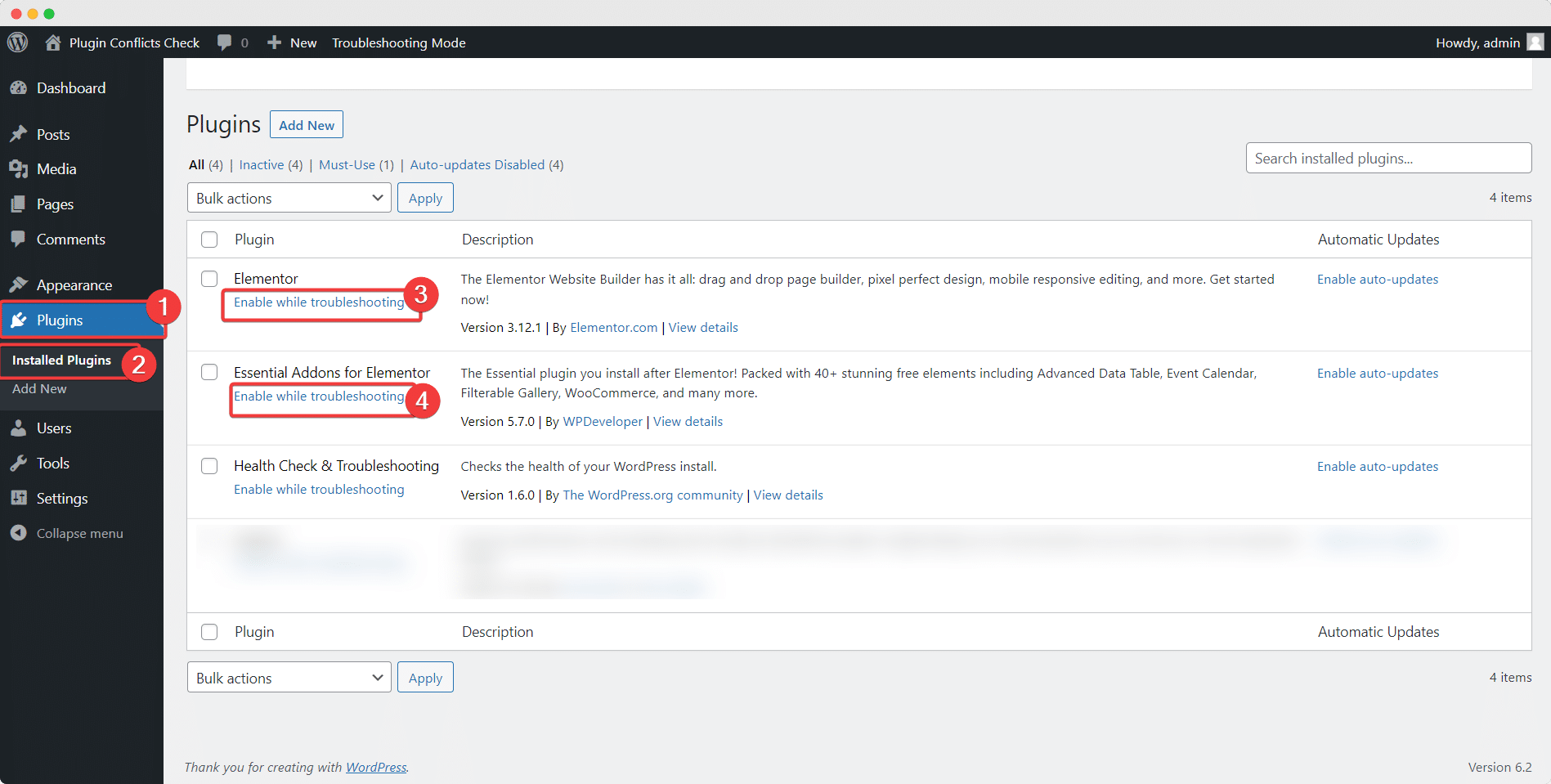 How to Check for Plugin Conflicts on My Website? 3
