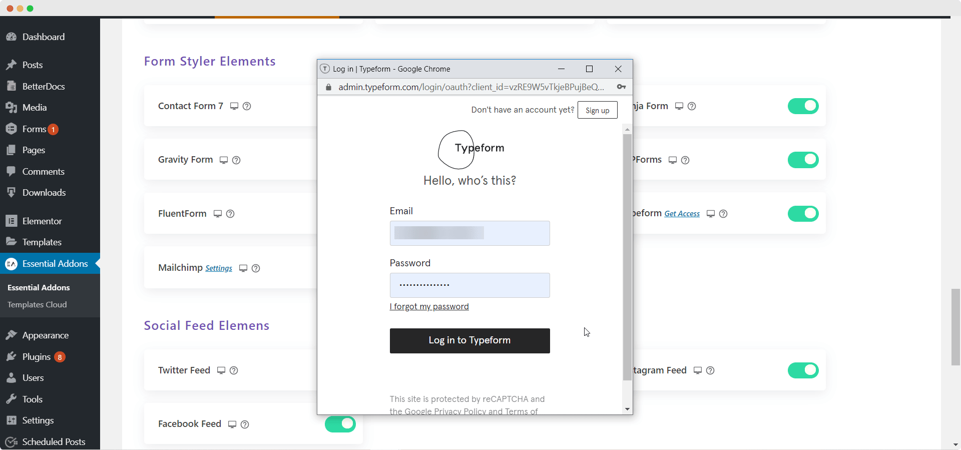 EA Typeform