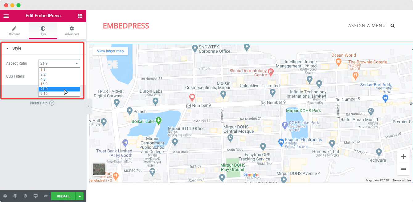 EmbedPress Google Maps