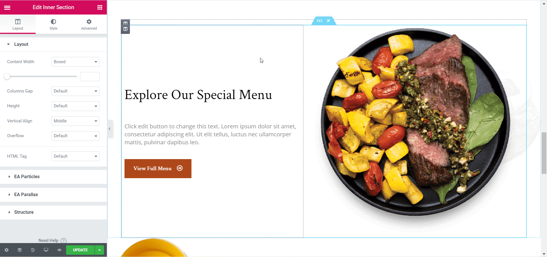 Restaurant Website