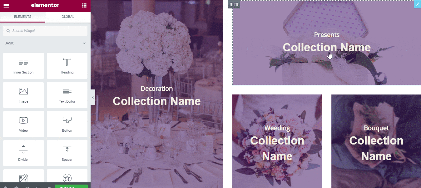 Flower Shop Website Elementor