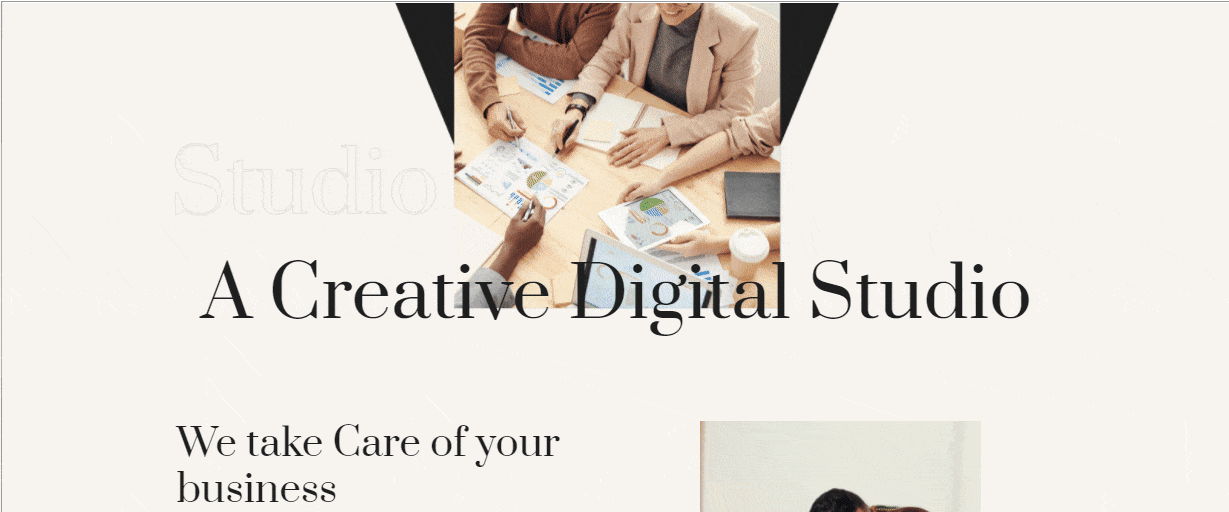 Creative Agency Website Elementor
