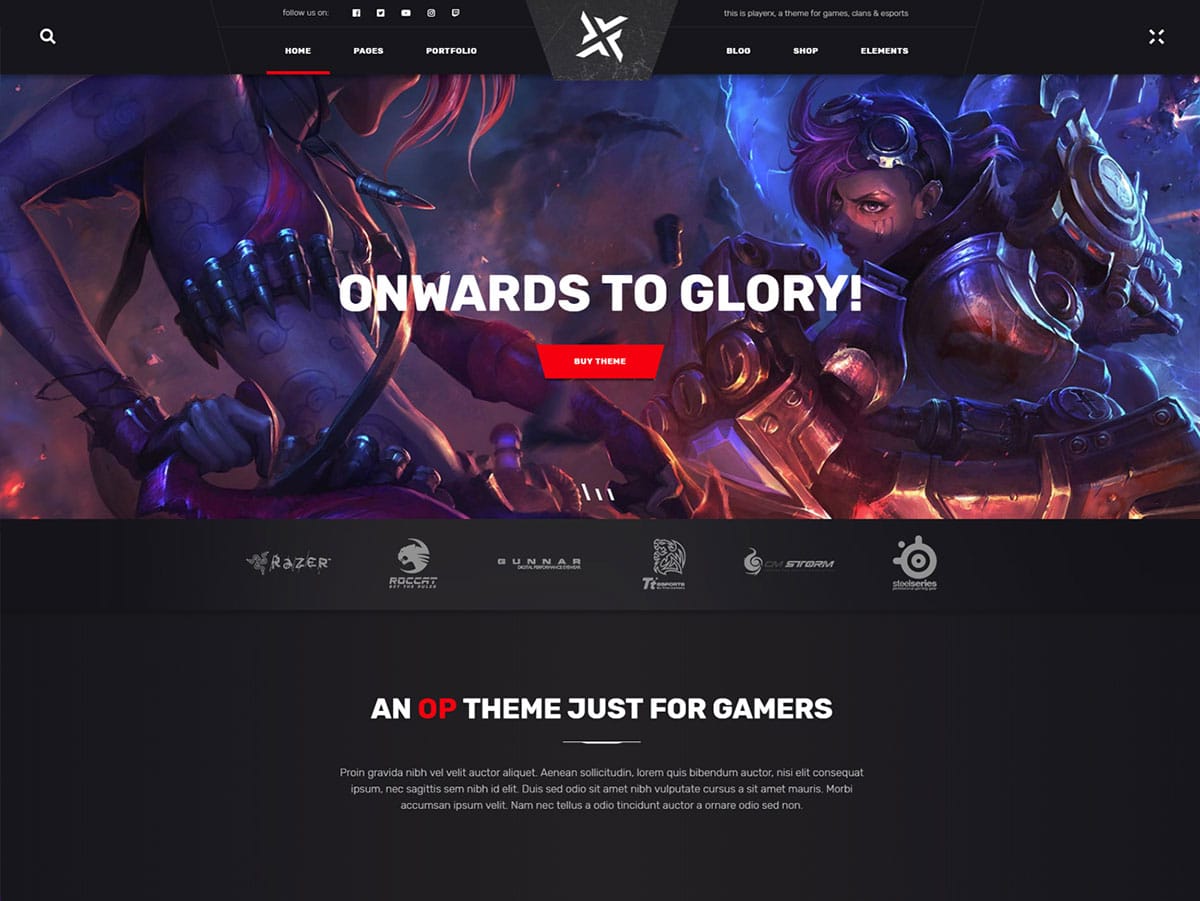 14+ Best Game Website Themes & Templates