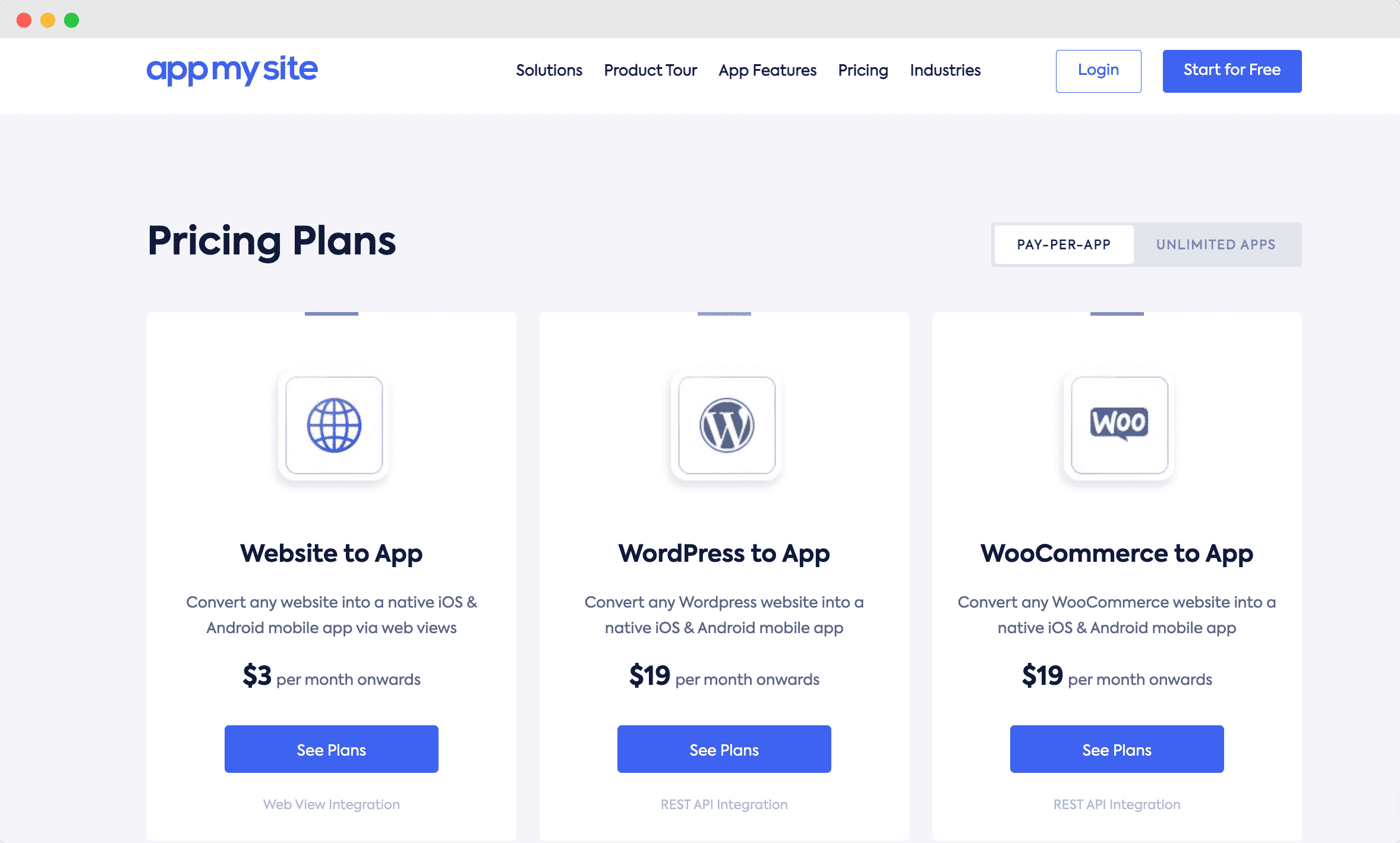 Turn WordPress Website Into An App