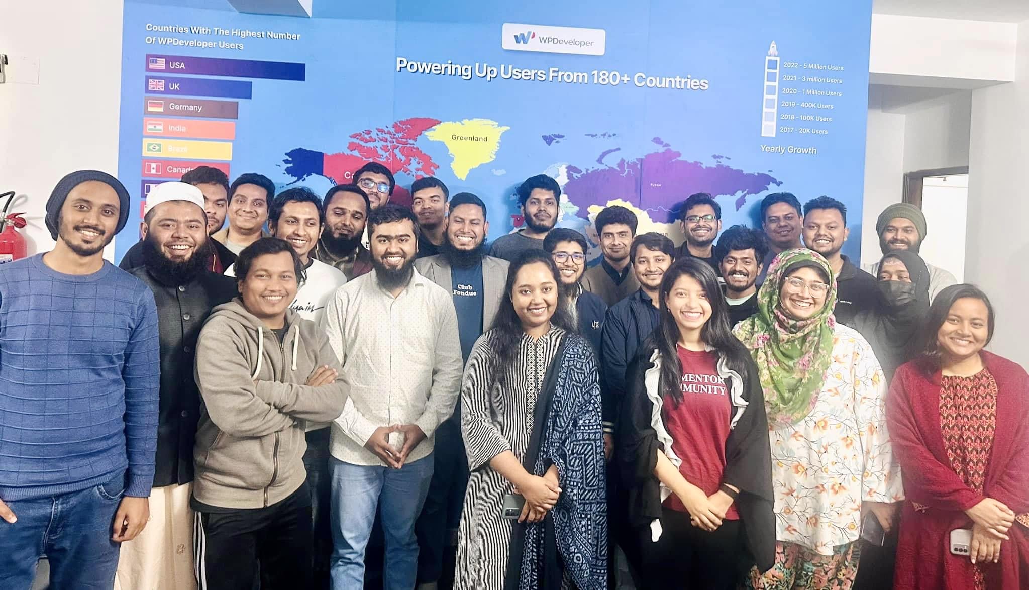 Attendees at Elementor Bangladesh Meetup