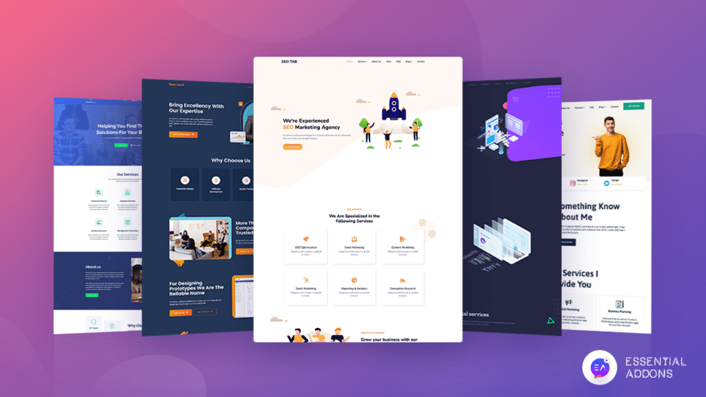 elementor agency templates