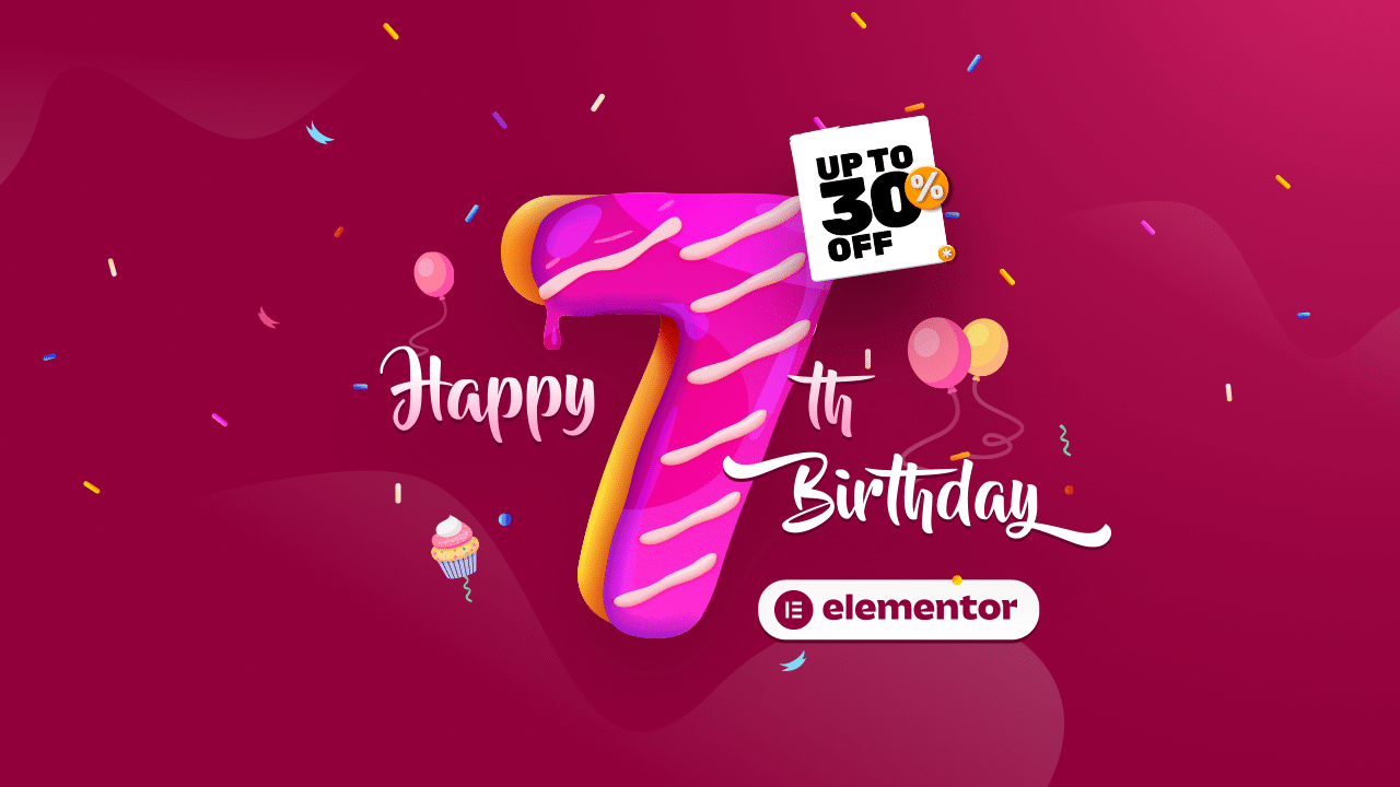 Elementor Birthday Sale