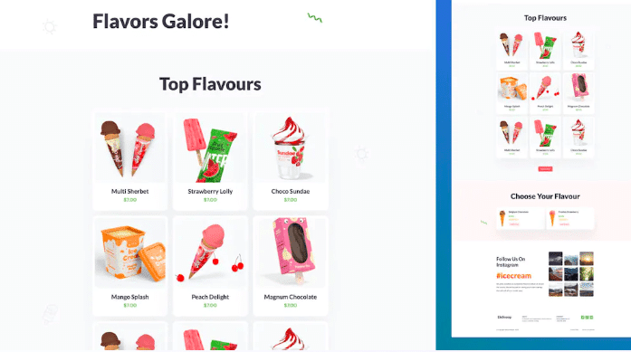 Ice Cream Website