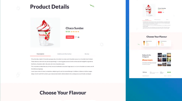 Ice Cream Website