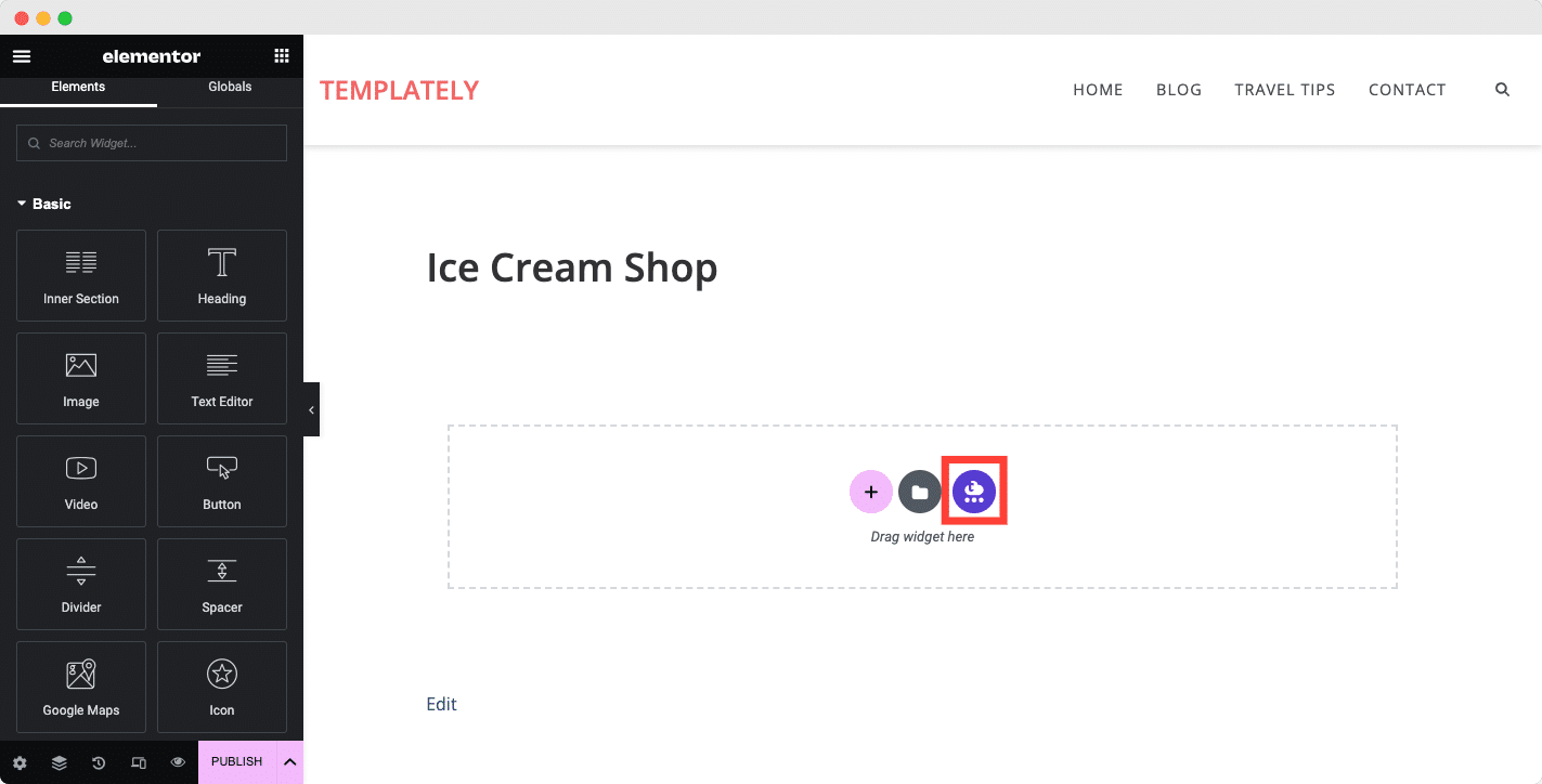 Ice Cream Website