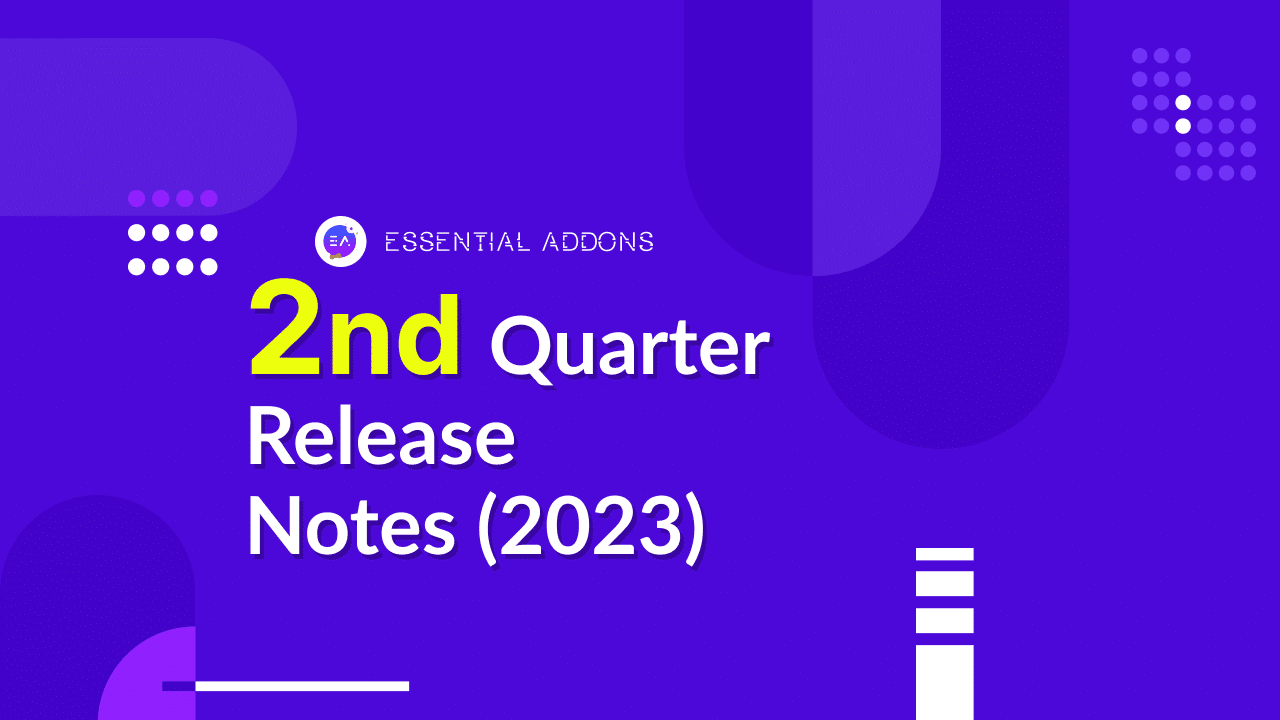 2nd Quarter Release