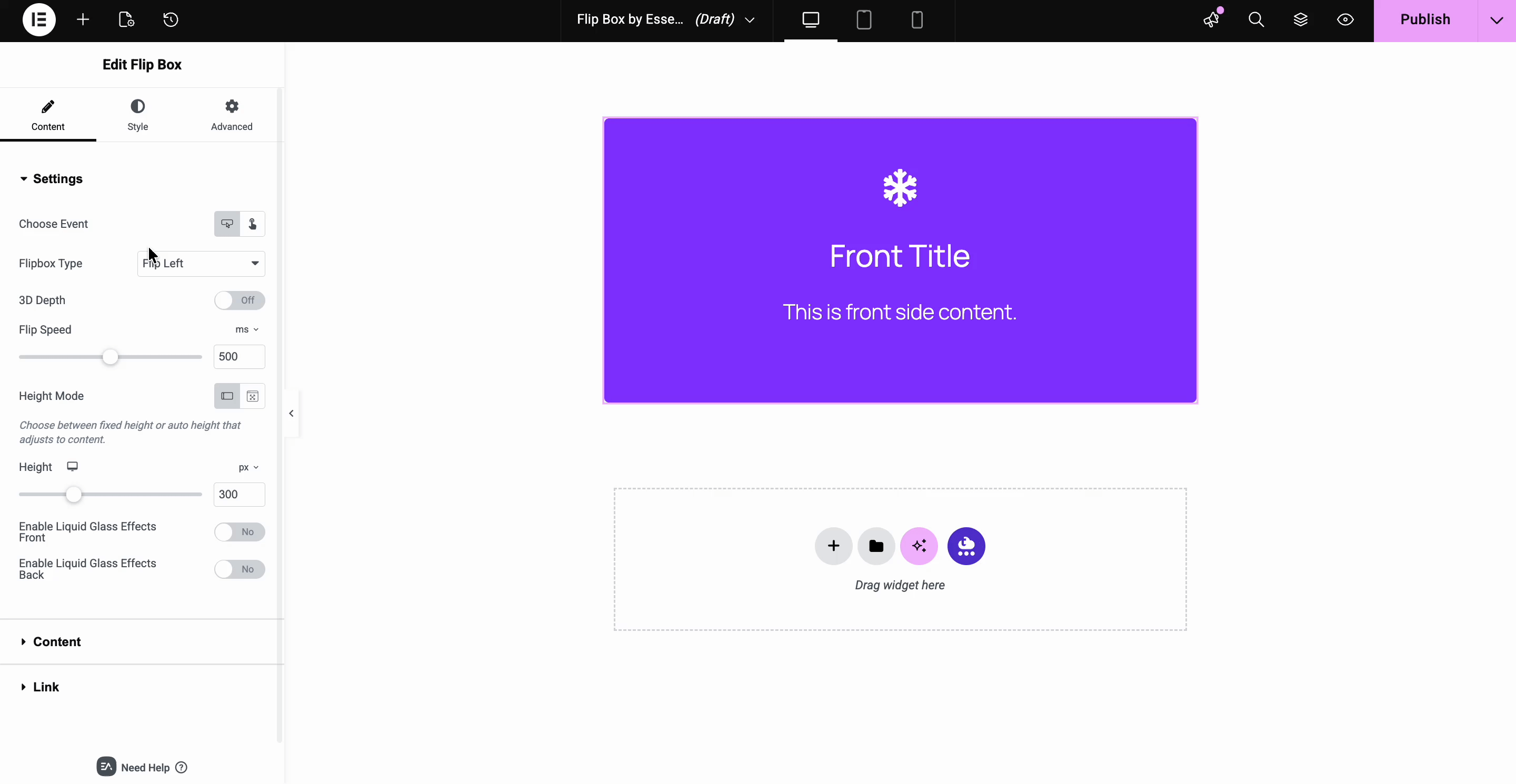 EA Flip Box 3 Flipbox settings