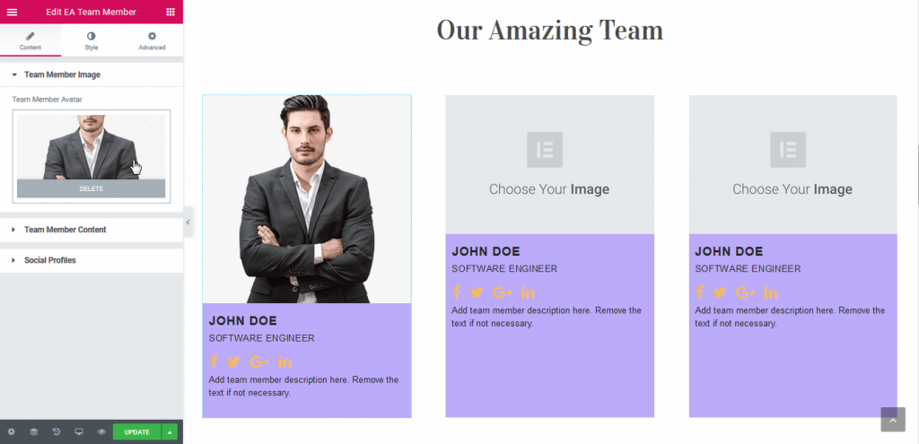 Team Members | Essential Addons for Elementor