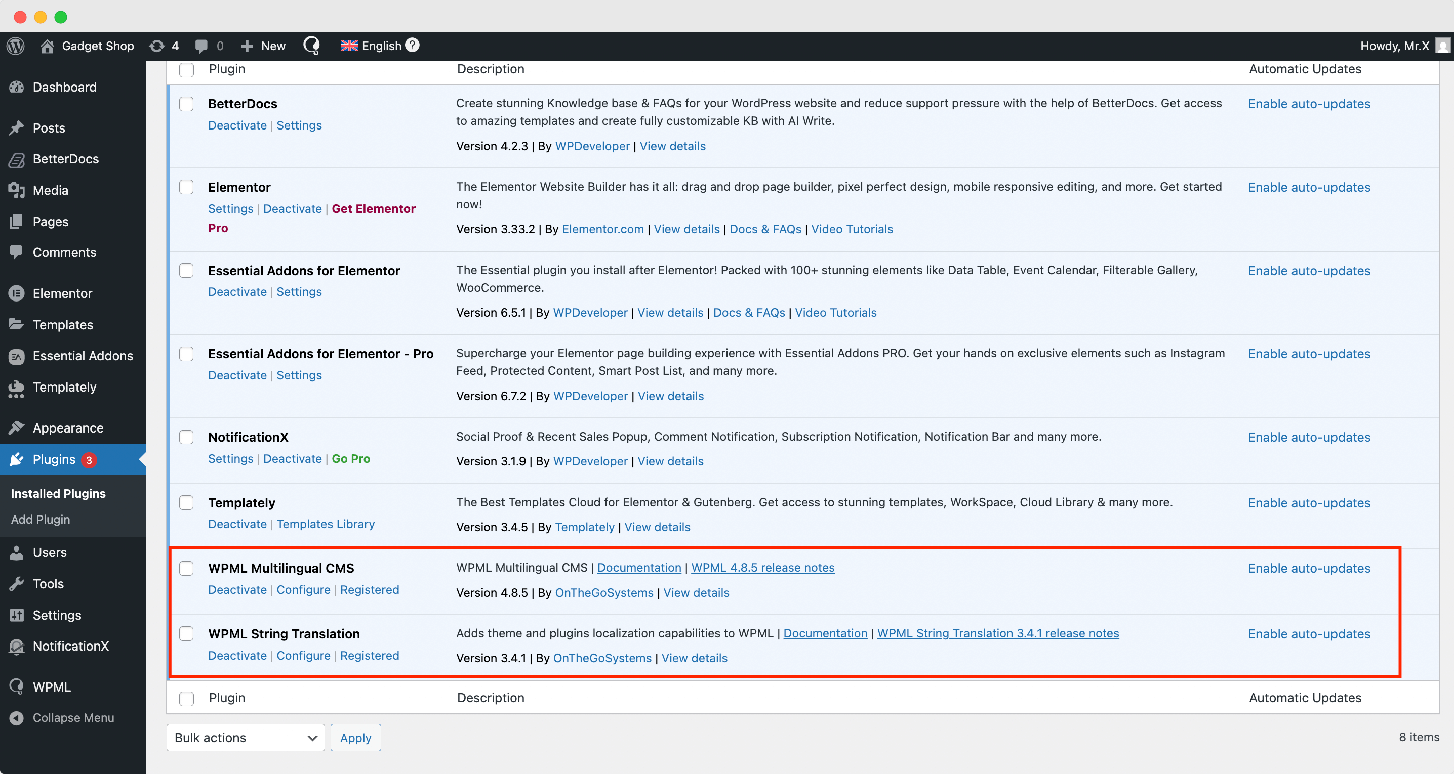 How To Translate Essential Addons for Elementor Pages With WPML 1 WPML Multilingual CMS Install