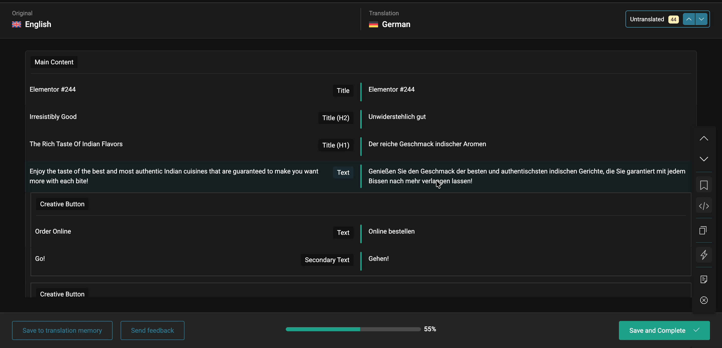 How To Translate Essential Addons for Elementor Pages With WPML 14 Manual Translation