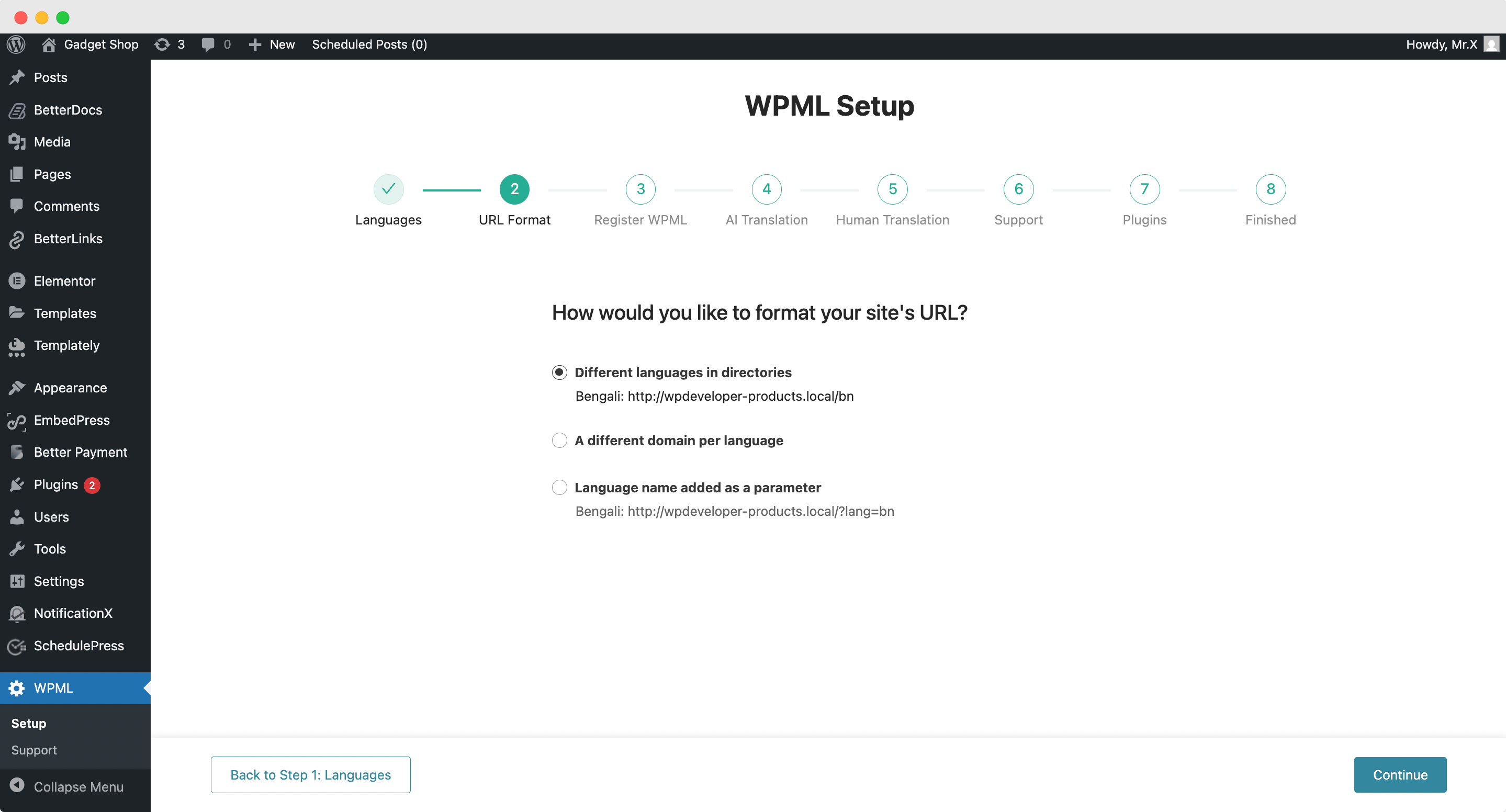 How To Translate Essential Addons for Elementor Pages With WPML 3 URL Format in WPML setup