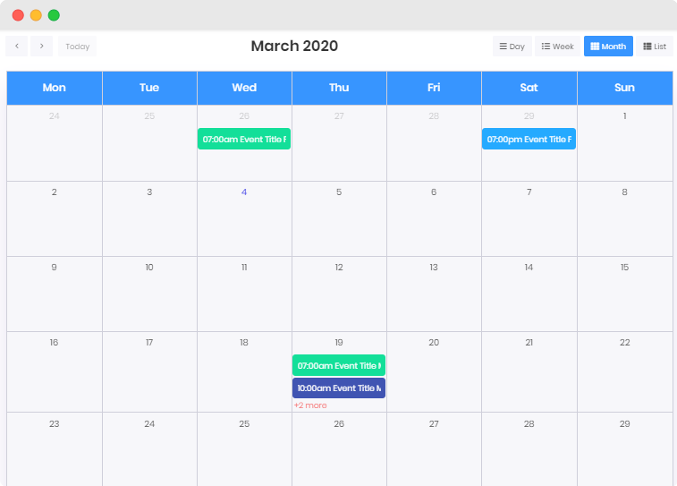Integrate The Events Calendar Plugin Using EA for Elementor