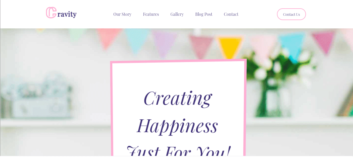 Birthday Website Template