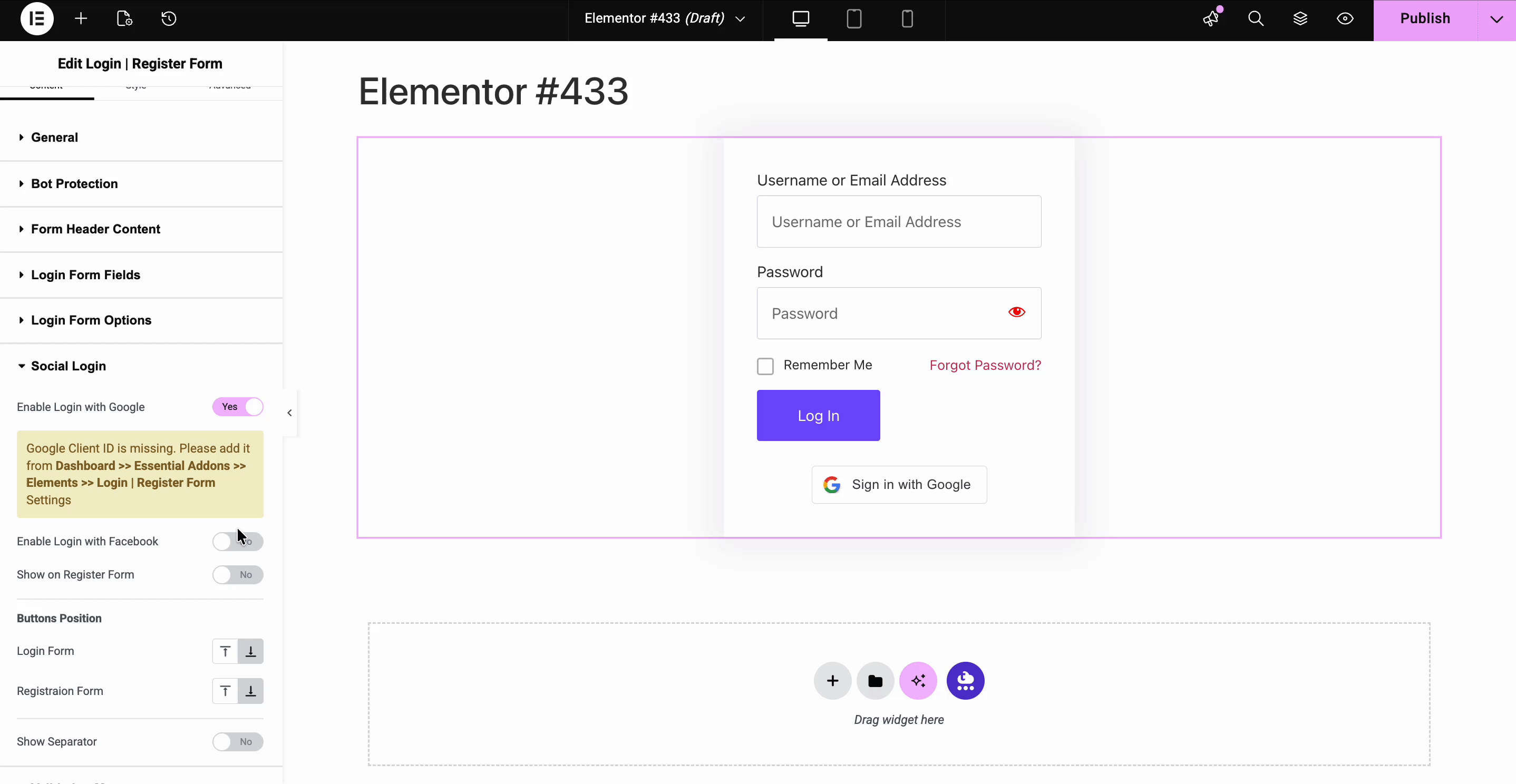 Login | Register Form 1