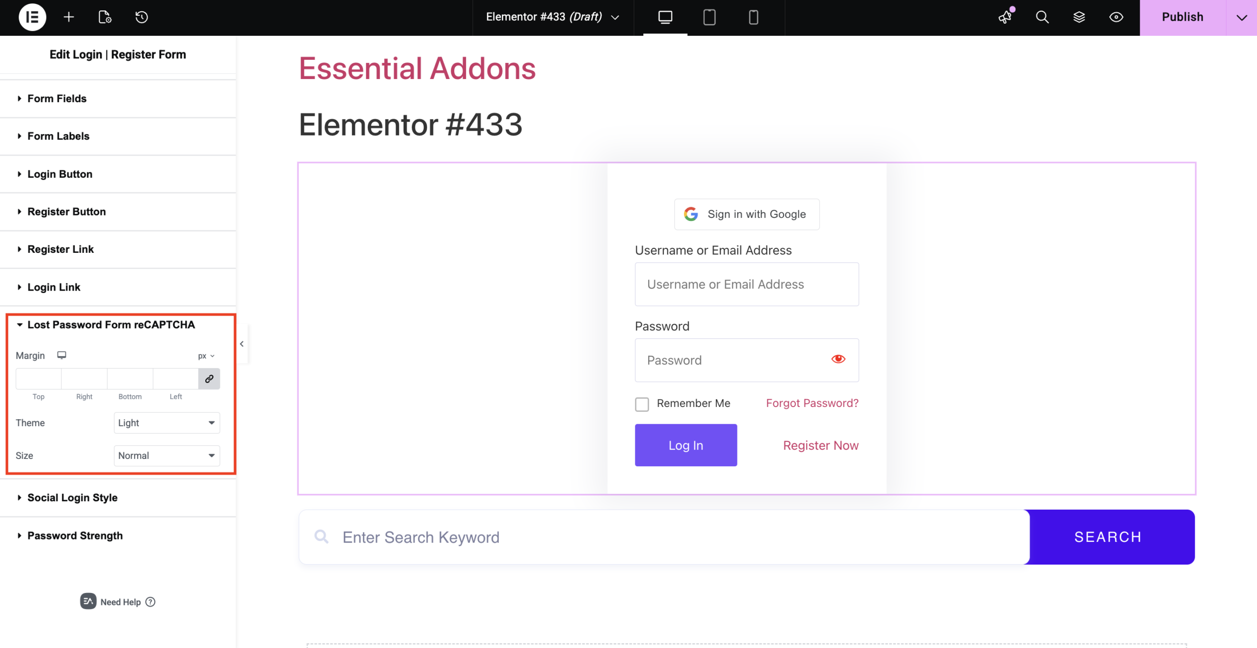 EA LOGIN REGISTRATION FORM