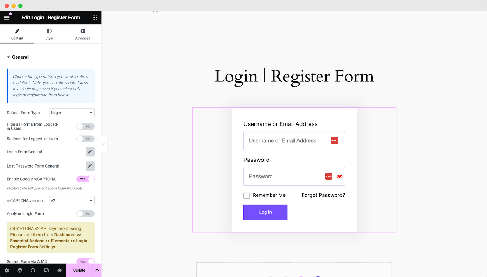 EA LOGIN REGISTRATION FORM