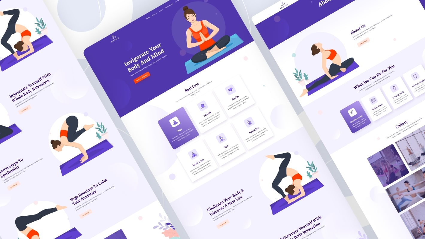 How to Create Your Own Yoga Website Using Elementor FREE Template