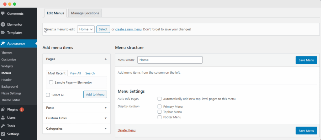 How To Create Elementor Headers Using New Theme Builder | Essential ...