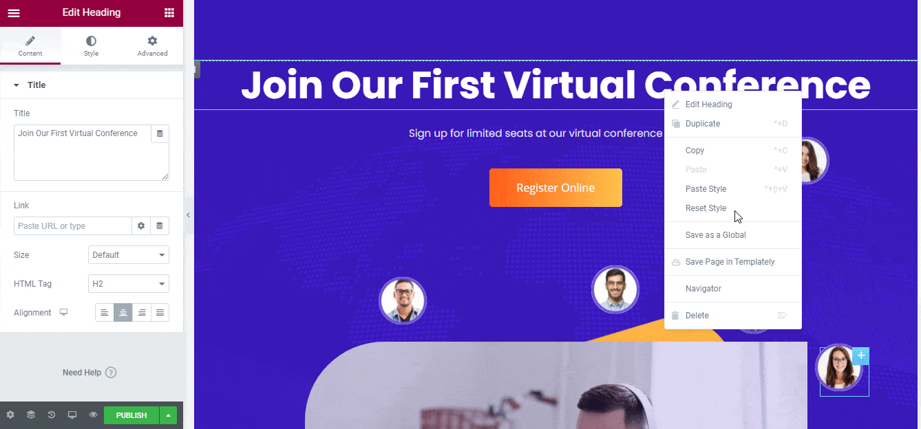 Virtual Conference Website