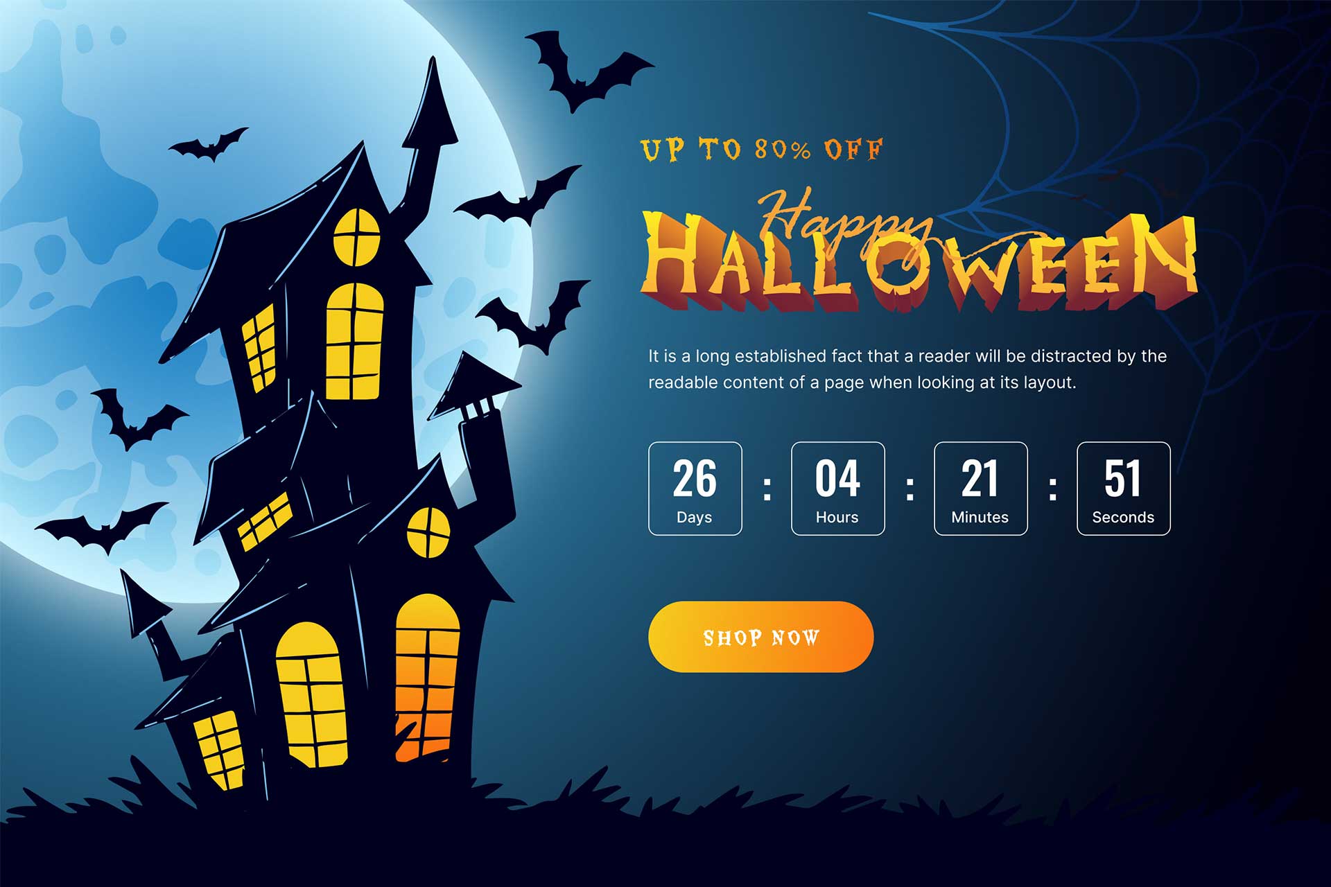 How To Create A Spooky Halloween Website With 1 Click Using Elementor Ready Template [Freebies] 47