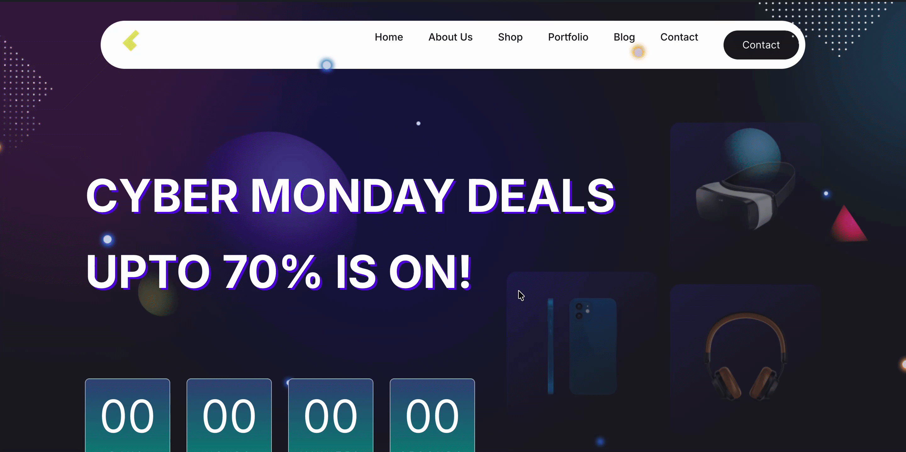 8 Elementor Black Friday & Cyber Monday Ready Templates for 2025 [FREE & PREMIUM] 1