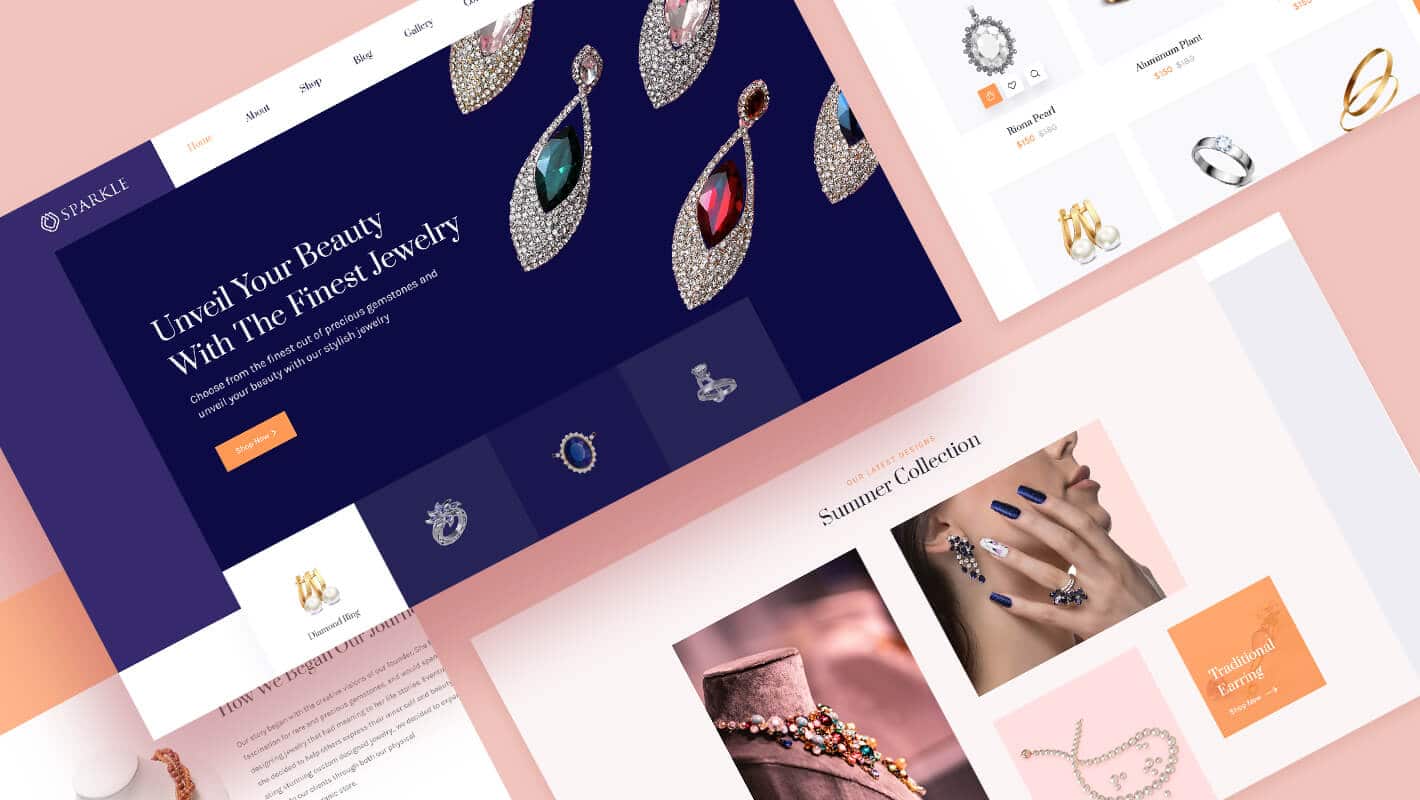 Jewelry eCommerce Website