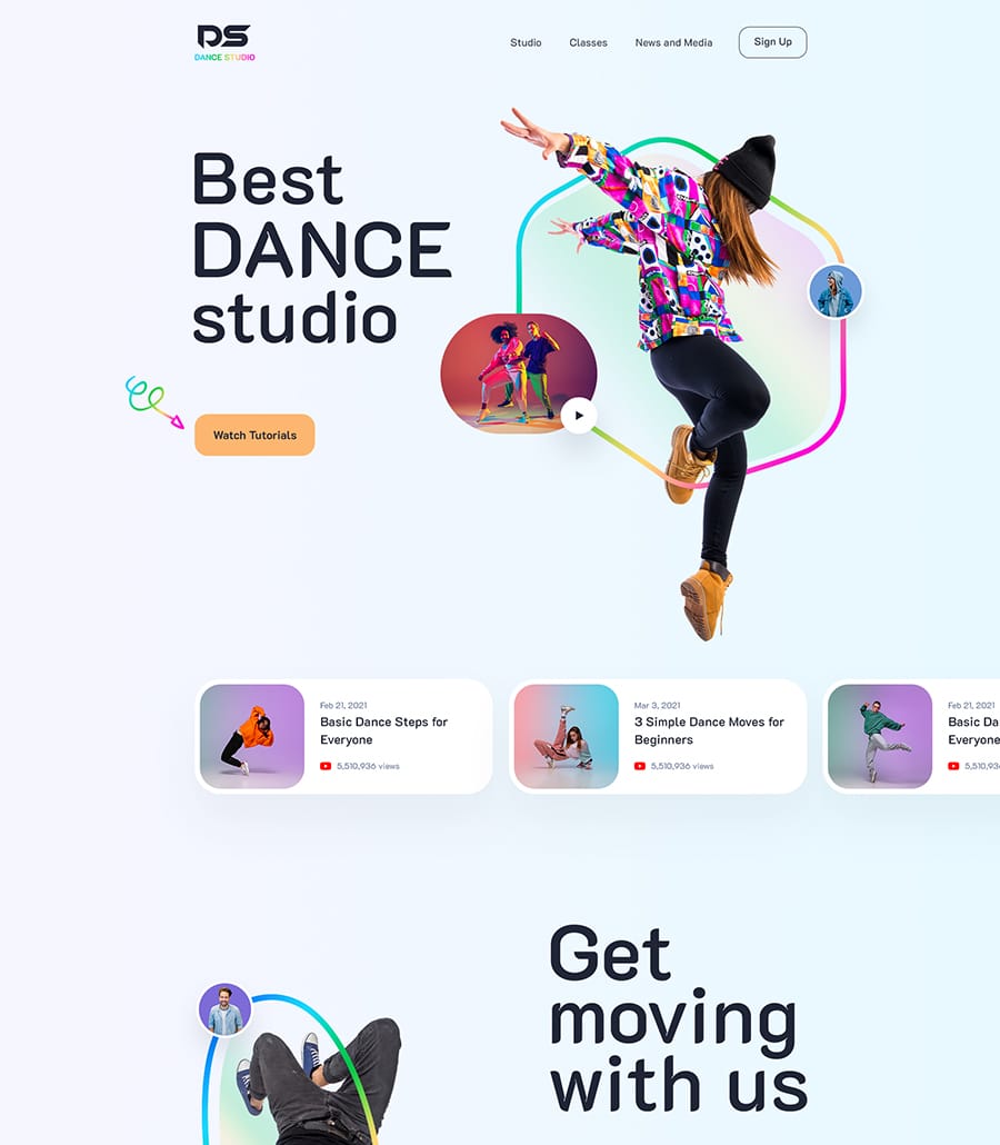 How To Get Dance Website Template For FREE & Create Without Any Coding 1