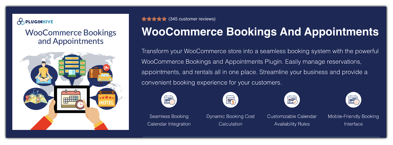 WordPress booking plugin