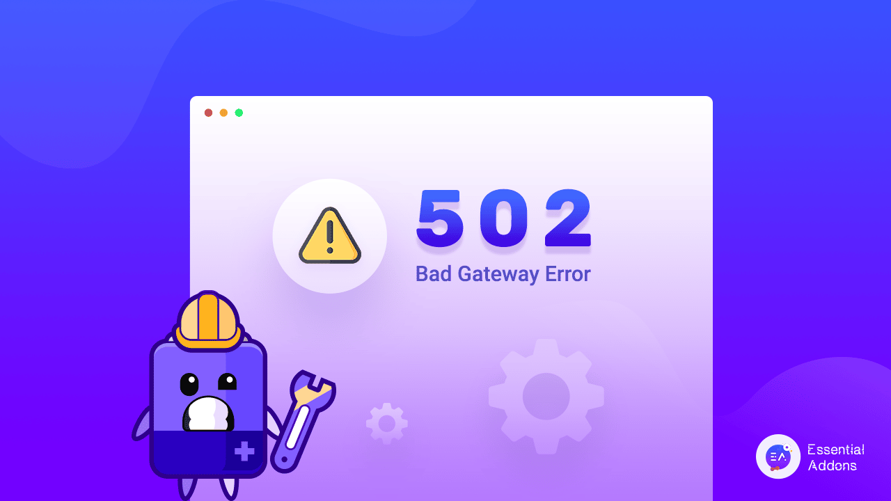 Error bad gateway code