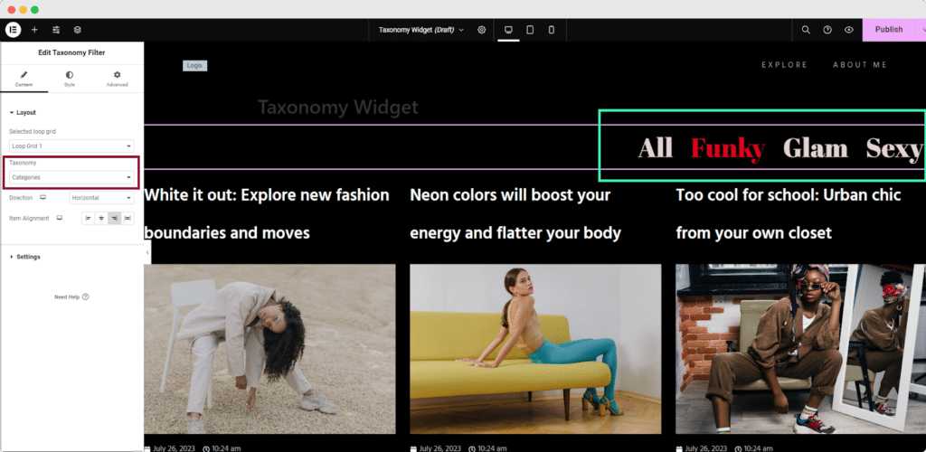 How To Filter Listings With Elementor Taxonomy Filter Widget ...
