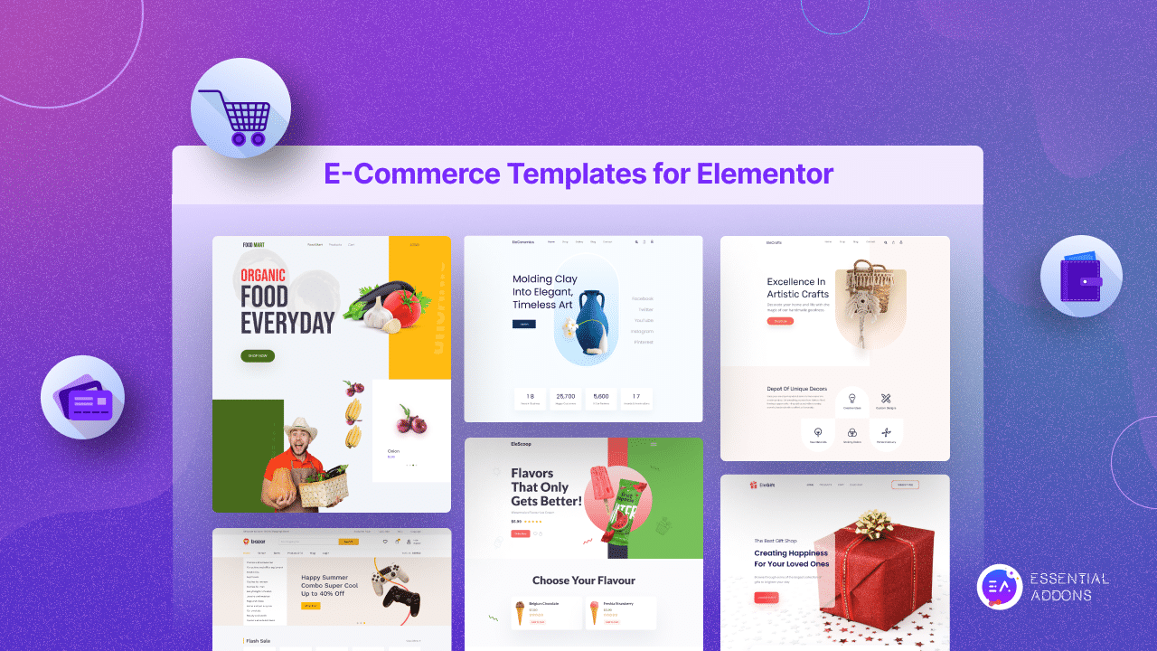 ecommerce website template 
