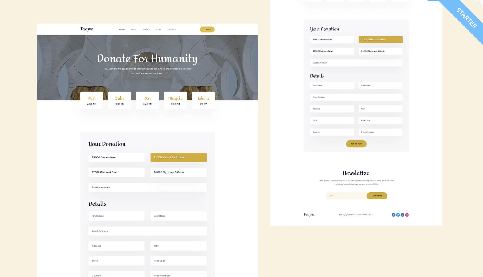 Ready-to-Use Donation Form Templates For Elementor Sites