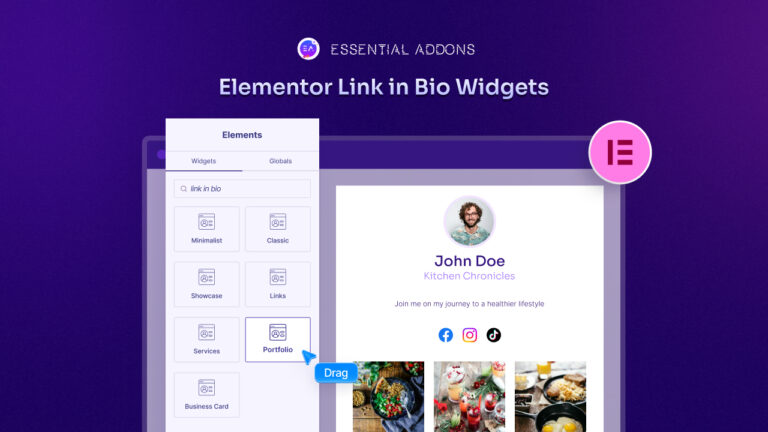 Link In Bio Animation Elementor Link in Bio Widgets: How to Showcase All Your Links Smartly ...