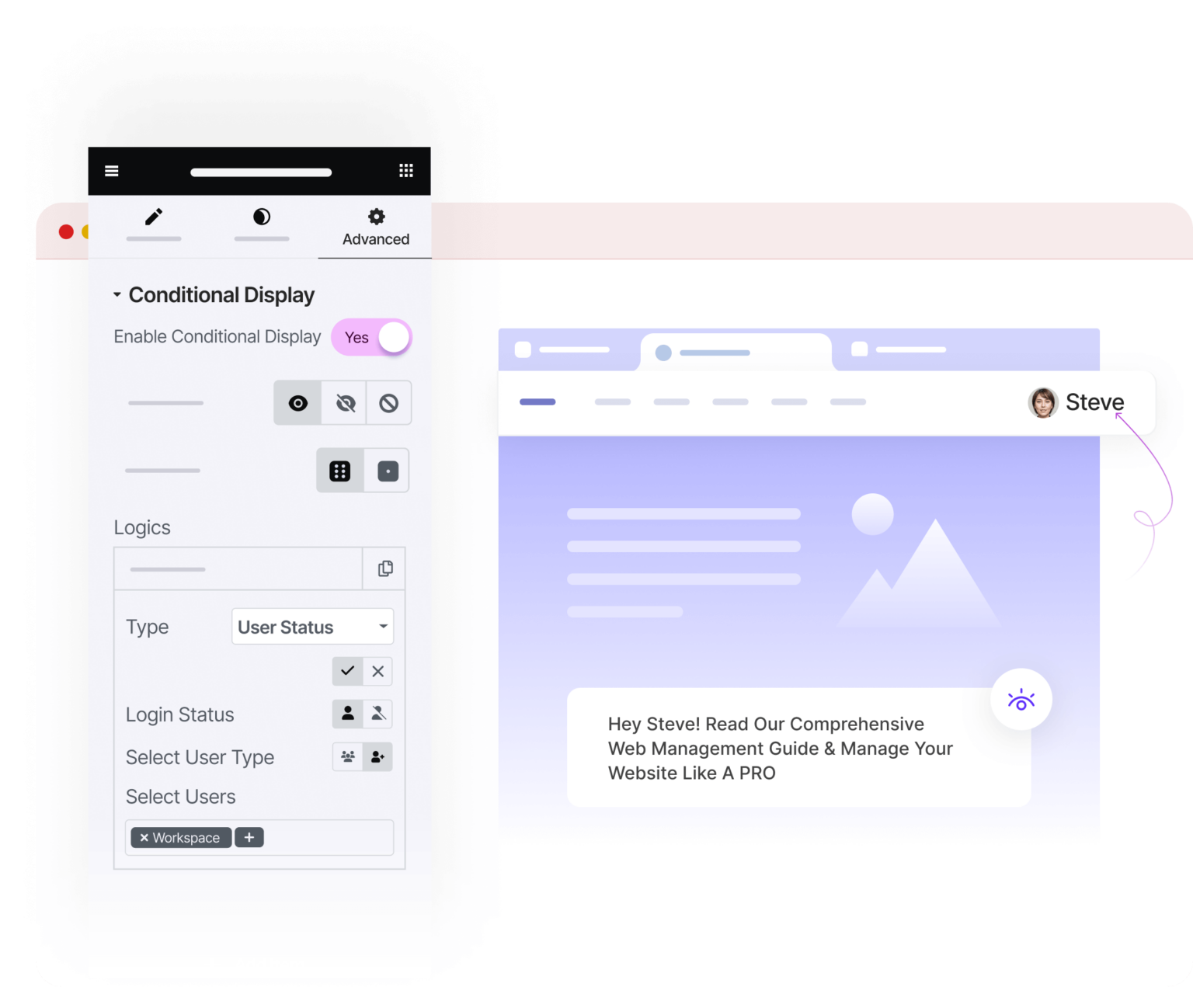 Conditional Display | Essential Addons for Elementor