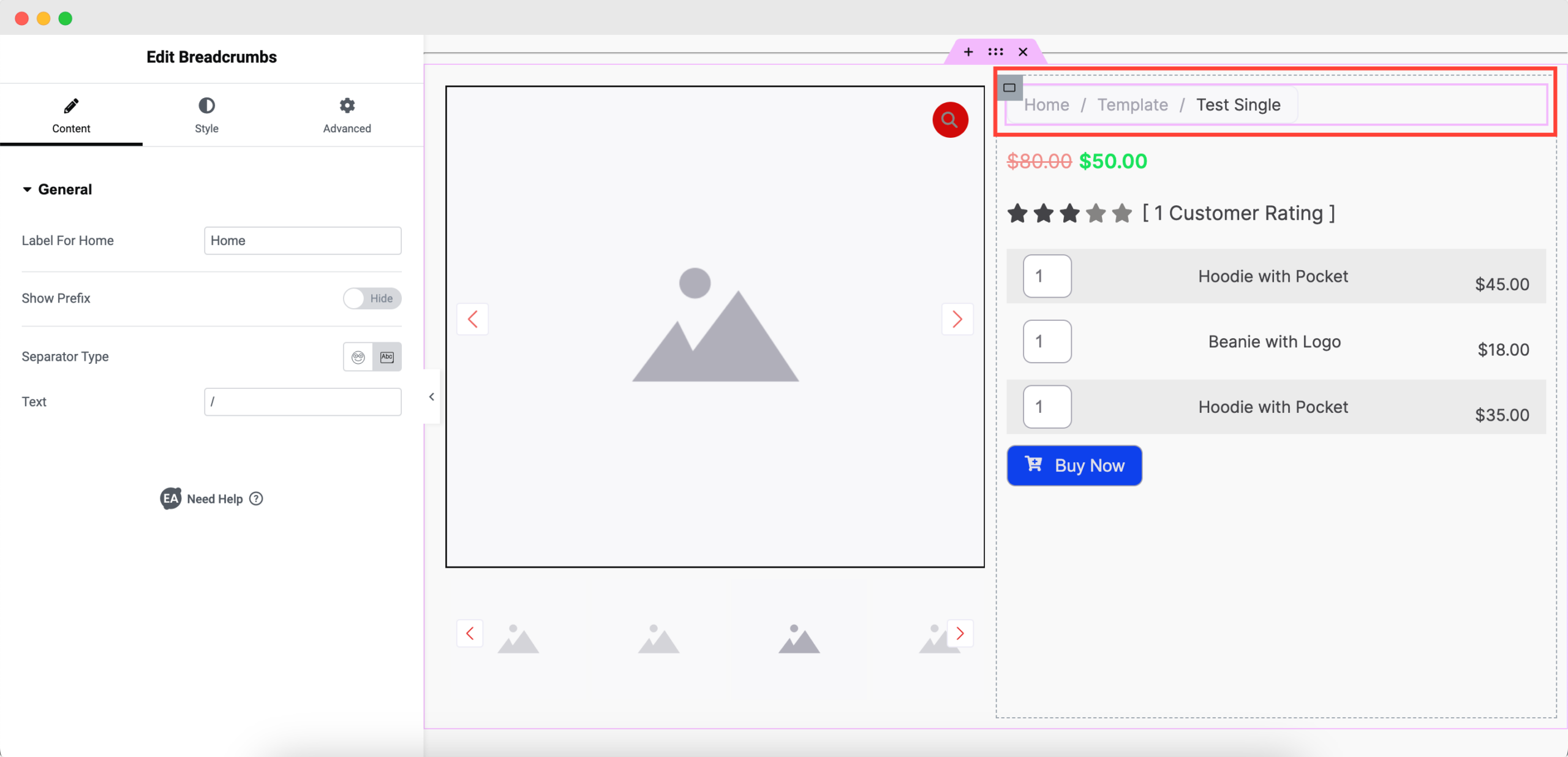 How To Add EA Breadcrumbs to WooCommerce Product Pages 3