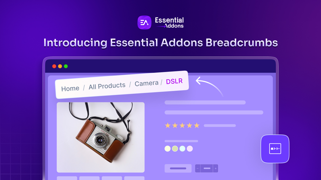 Blog Banner - [New Element] Add Product, Blog & Web Page Breadcrumbs in Elementor Websites