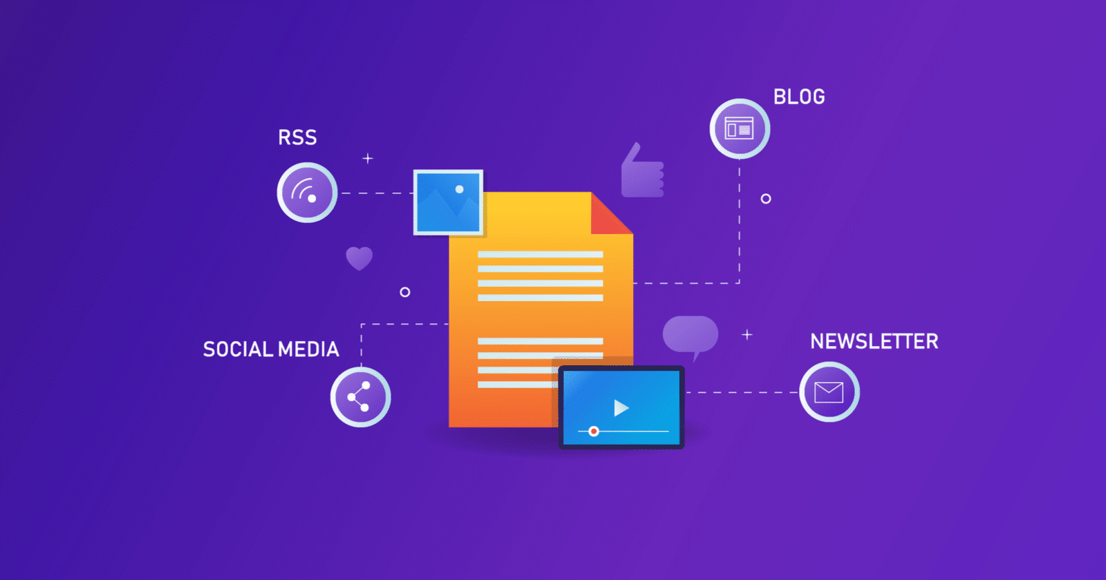 Organize content in the website