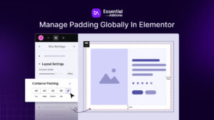 global padding in elementor