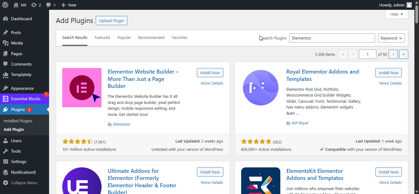 Elementor Guide: How to Easily Manage Padding Globally 2 install and activate Elementor