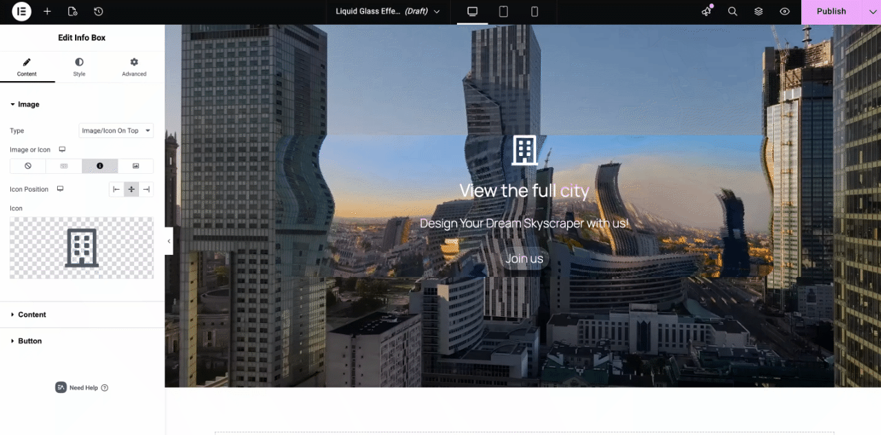 EA Liquid Glass Effects 10 Button Liquid Glass Effects Style