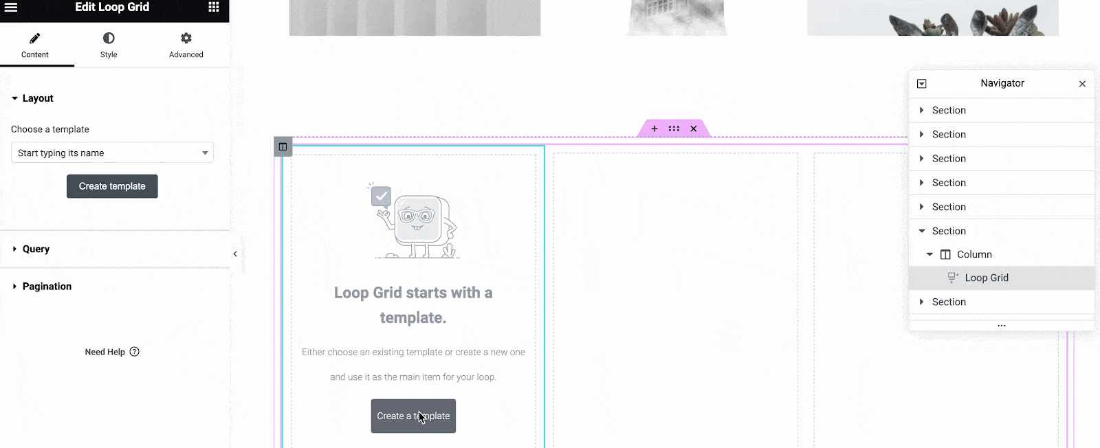 Loop Carousel by Elementor