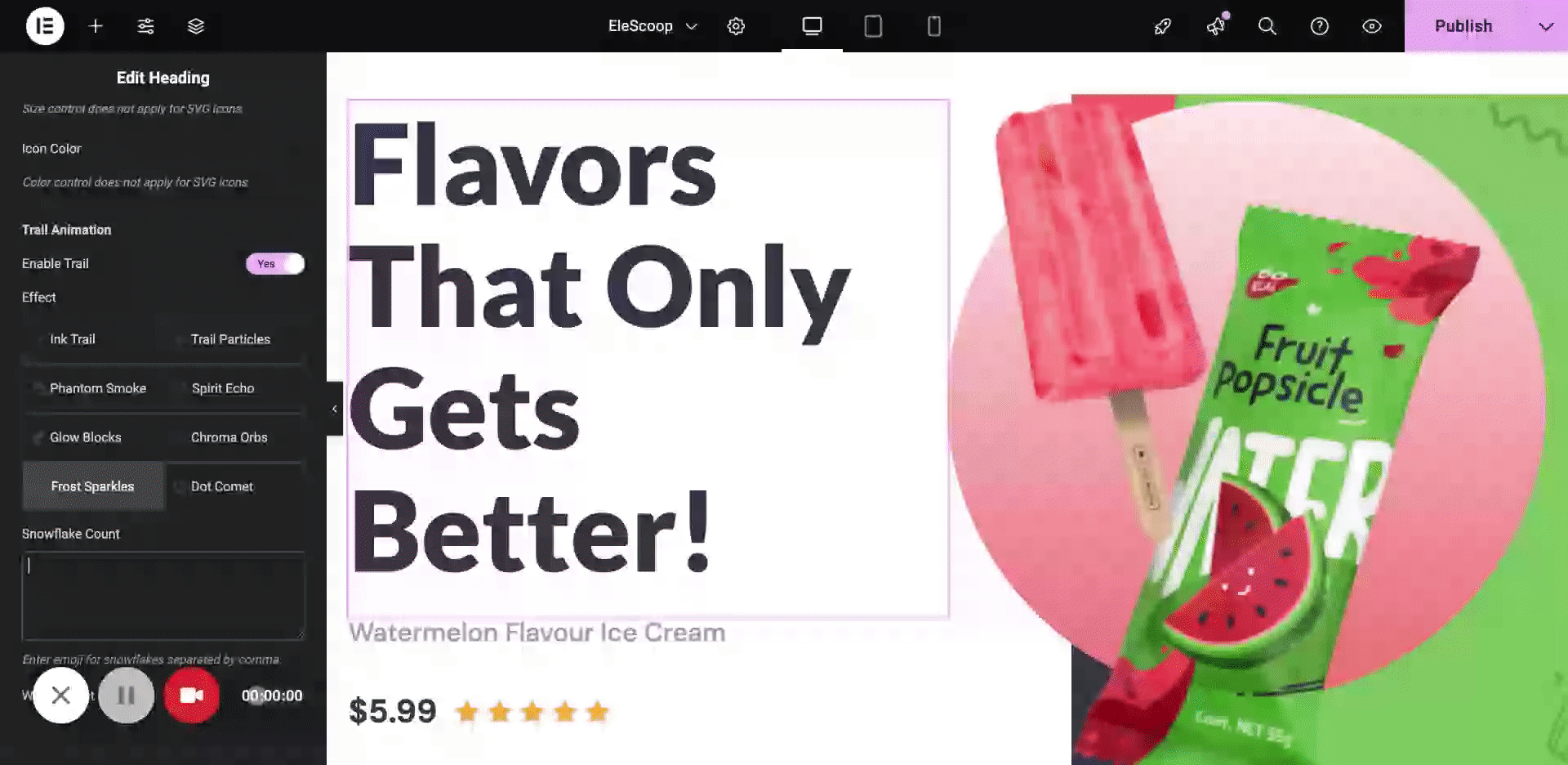 How to Show Creative Cursor Effects on Your Elementor Website? 8 Cursor effects presets